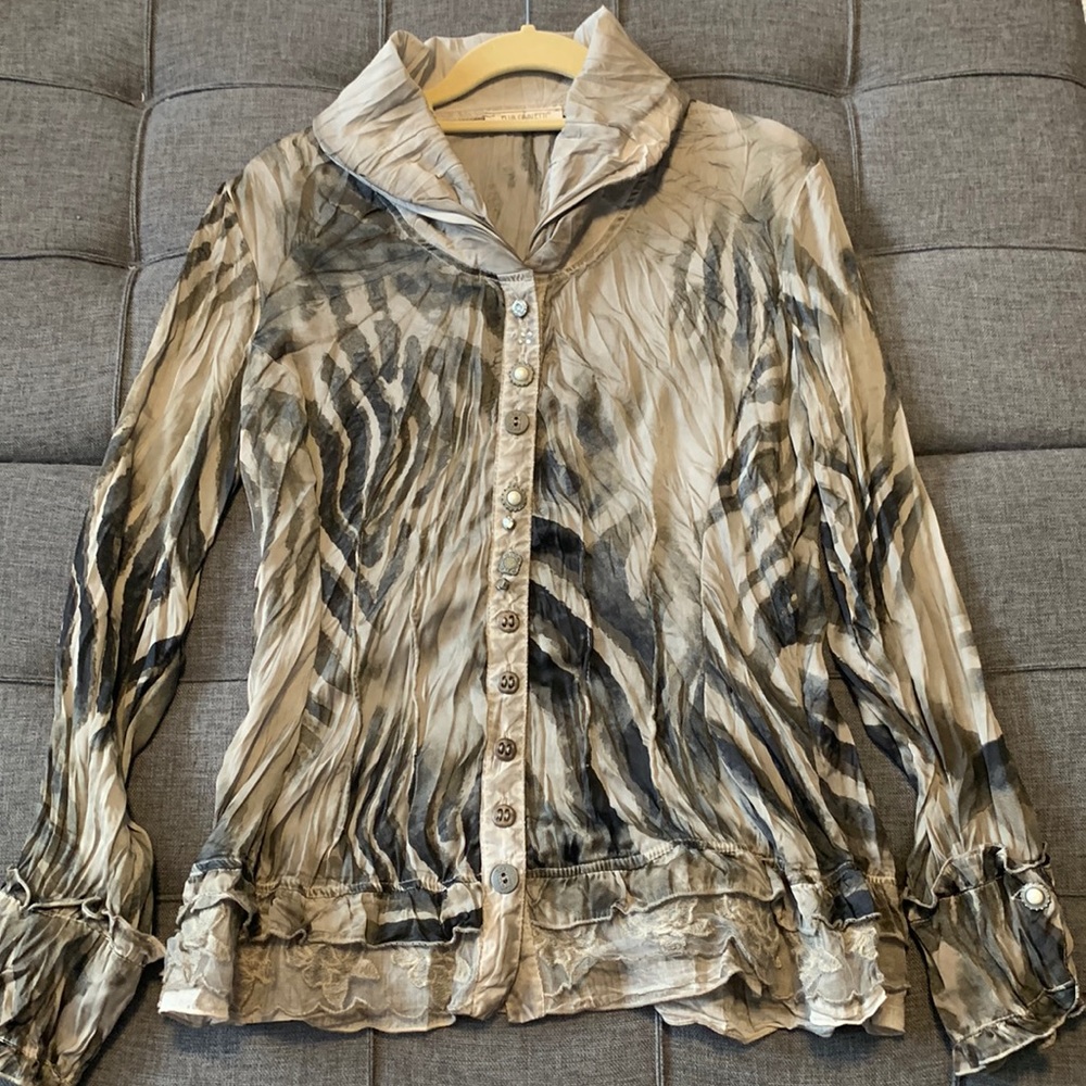 Elisa Cavaletti - Silk Print Shirt